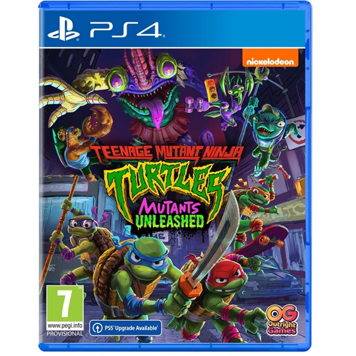 Teenage Mutant Ninja Turtles: Mutants Unleashed PS4 játékszoftver #1