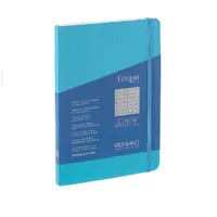 Fabriano Ecoqua Plus A5 80 lapos türkiz kockás notesz #1