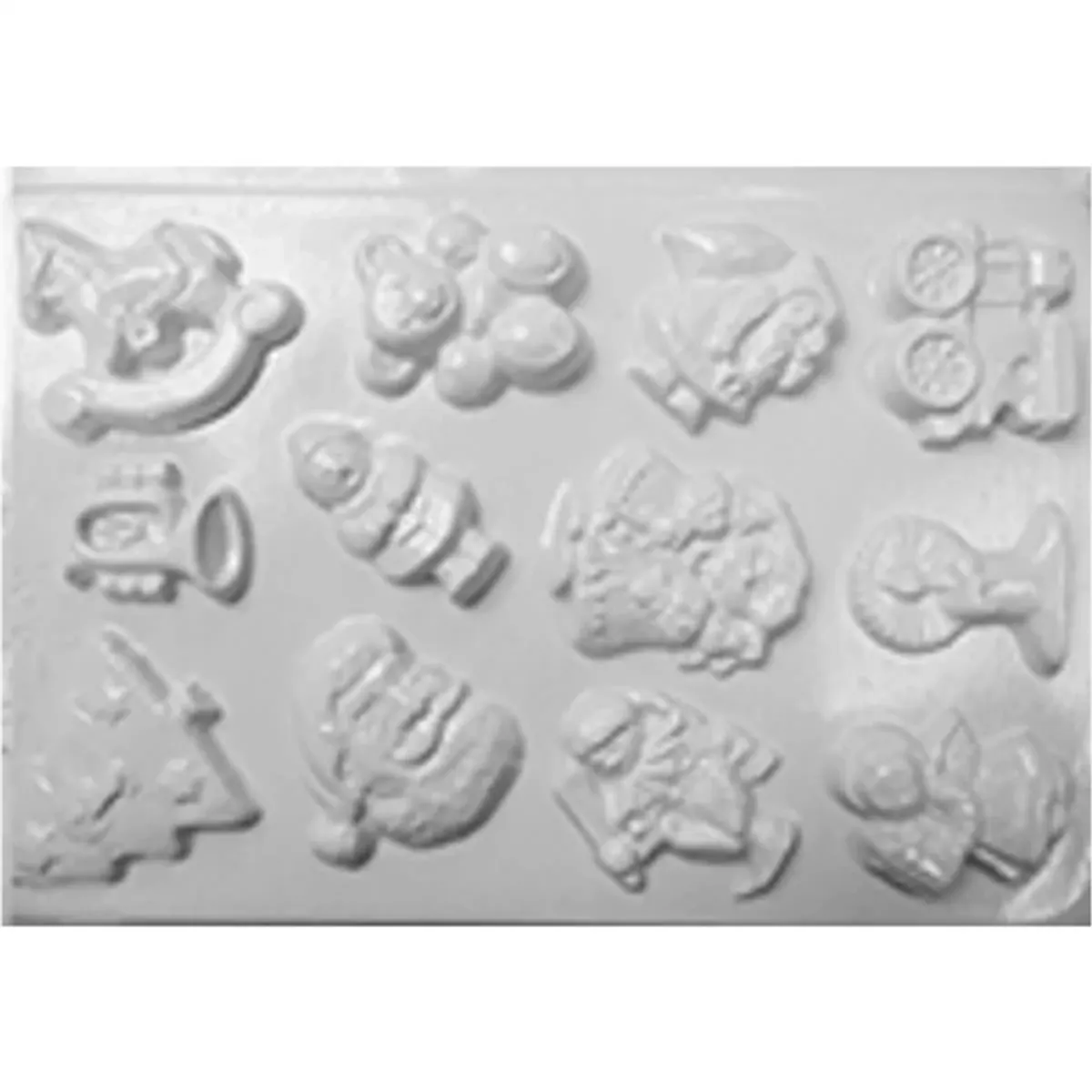 Pentart Karácsonyi 12 motívumos gipszkiöntő forma #1