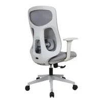 IRISOffice Avalon szürke/fekete ergonómikus, szövet-hálós irodai forgószék háttámasszal #4