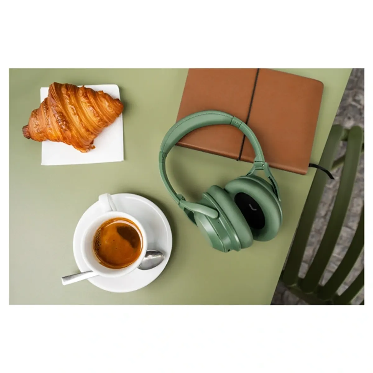 Sencor SEP Corporate ANC olívazöld Bluetooth fejhallgató #7