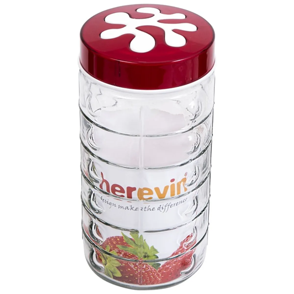 IRIS üveg fűszertartó négyzetes mintával 1.700ml, piros, lila vagy zöld színű 135930-000 #1