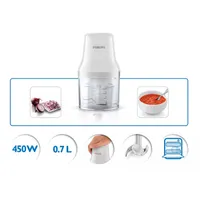 Philips Daily Collection HR1393/00 0,65L fehér aprító #4