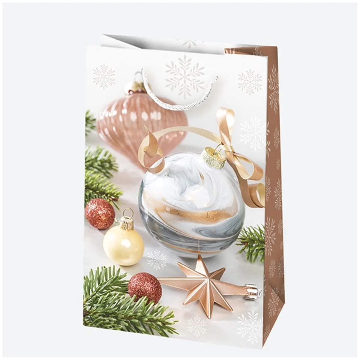 IRIS Karácsonyi ajándéktasak, 100x160x60 mm, különböző mintákkal fotókkal #8