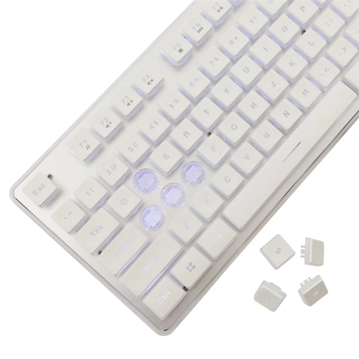 White Shark GK-003241W-US Tachi US fehér gamer billentyűzet #4
