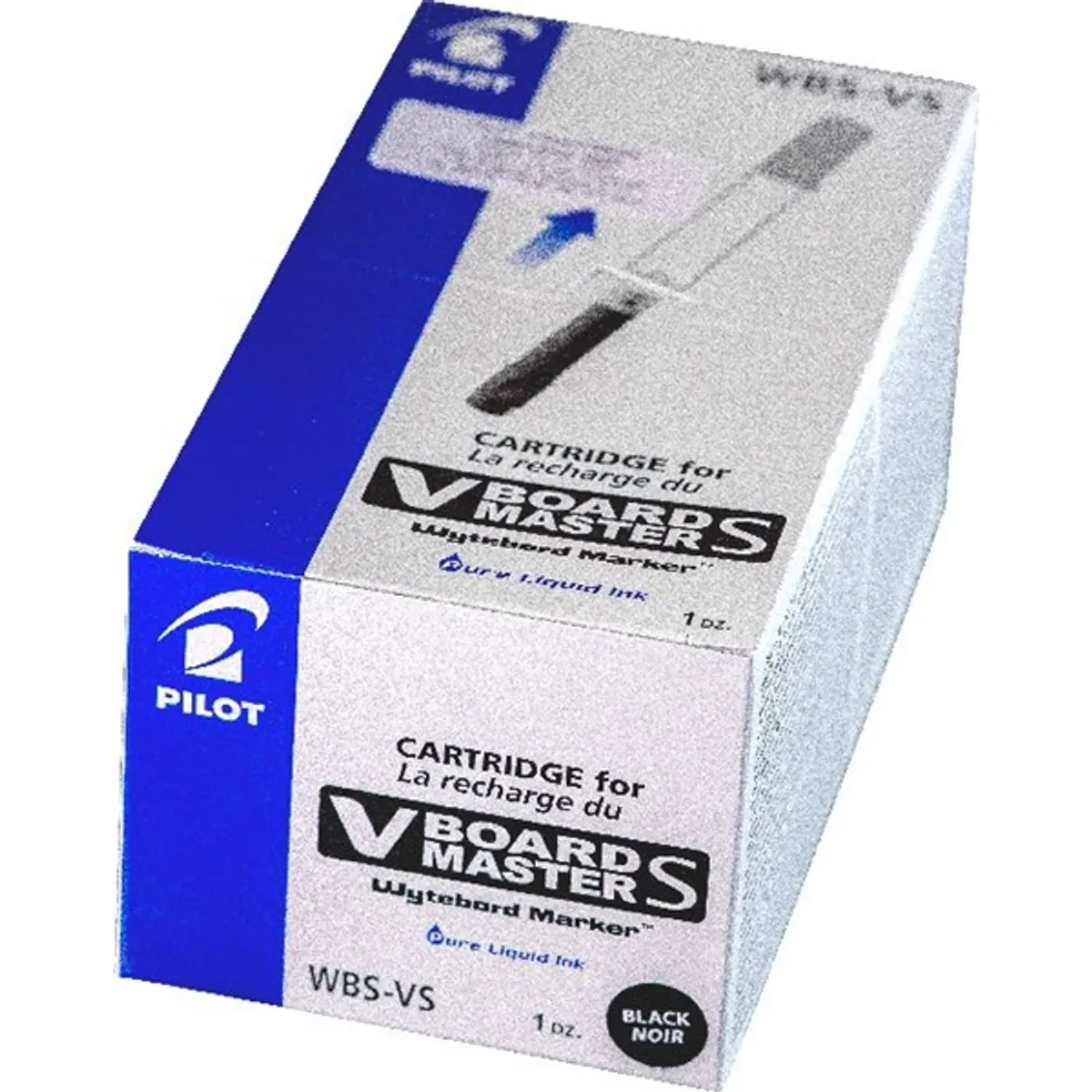 Pilot BeGreen V-Board Master S 12 db/csomag fekete táblamarker betét #1