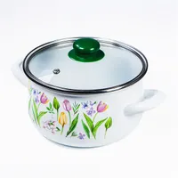 TOO BELLY TULIP 4,8 literes, 22cm átmérő, 14cm magasságú lábas (fazék) üveg fedővel #3