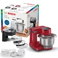 Bosch MUMS2ER01 700W, 3,8L, vörös konyhai robotgép #7