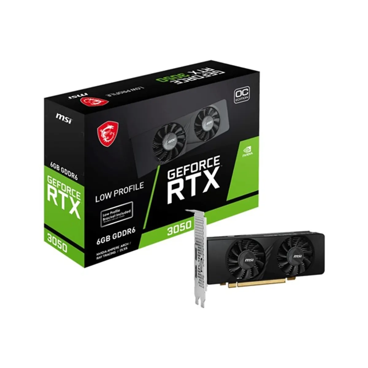MSI nVIDIA RTX 3050 LP 6GB DDR6 OC PCI-Ex16x videokártya #1