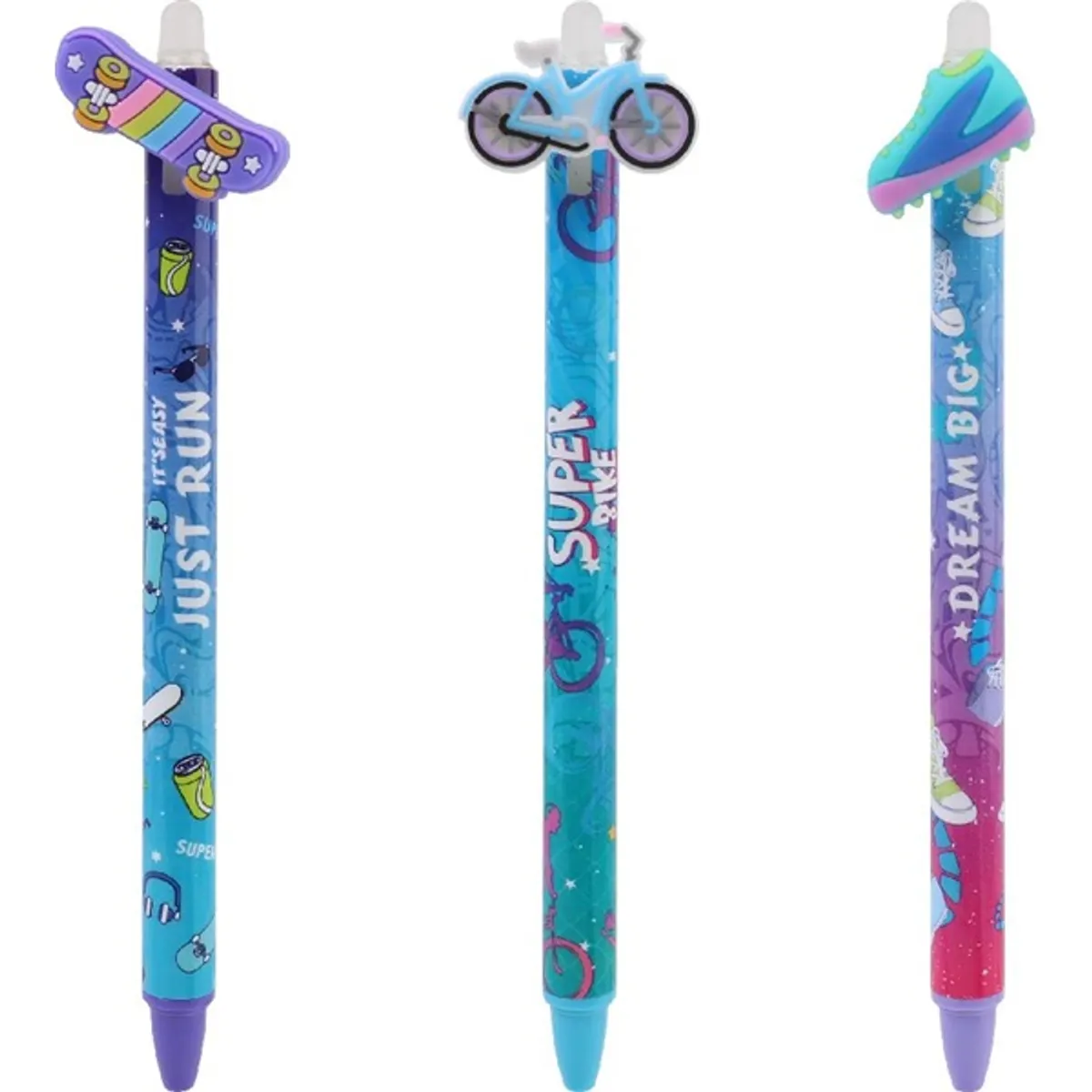 Nebulo Sport radírozható nyomógombos zselés toll #1