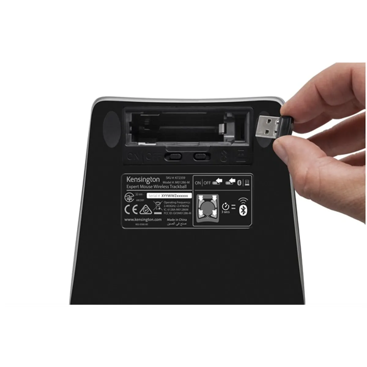 Kensington K72359WW Expert vezeték nélküli hanyattegér #8