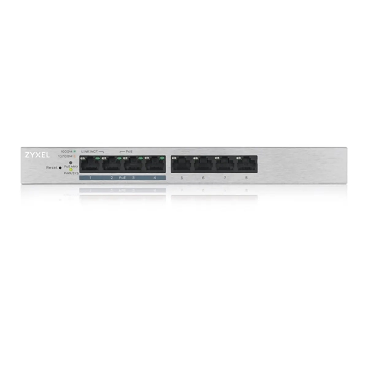 ZyXEL GS1200-8HPv2 8port GbE LAN PoE (60W) web menedzselhető asztali switch #2
