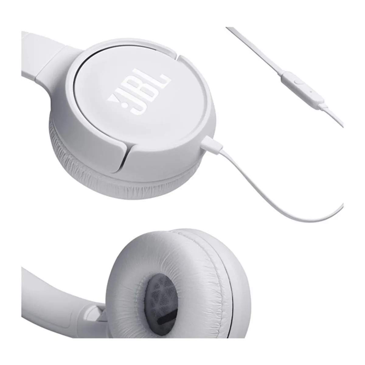 JBL T500WHT mikrofonos fehér fejhallgató #4