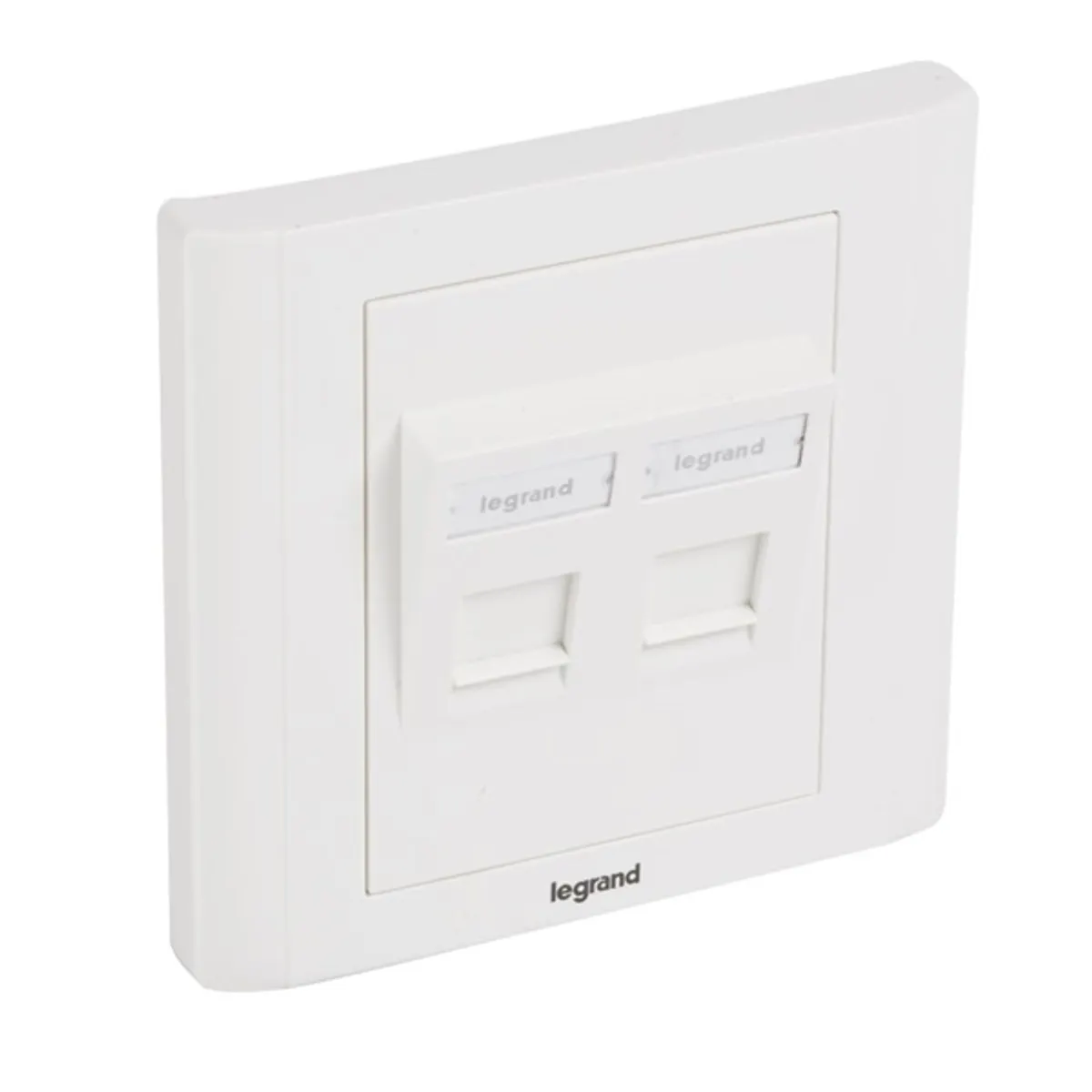 Legrand 632797 2xRJ45 Keystone port fogadására Linkeo süllyesztett szerelvény #2