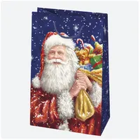 IRIS Karácsonyi ajándéktasak, 160x240x70 mm, különböző színekben és mintával #10