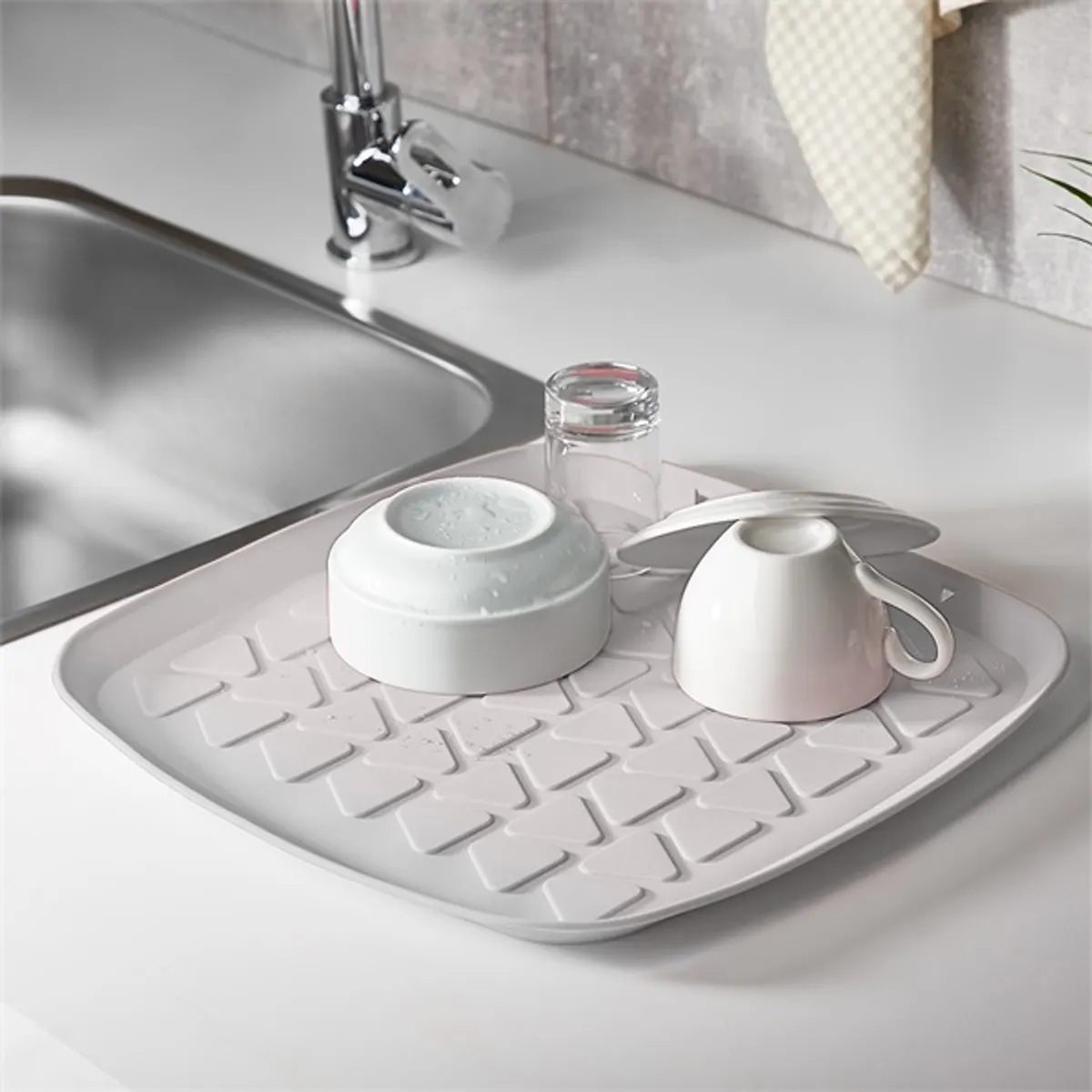 IRIS L-00785 Mosgatáshoz szilikon tálca, rózsaszín, antracit vagy elefántcsont színű #4