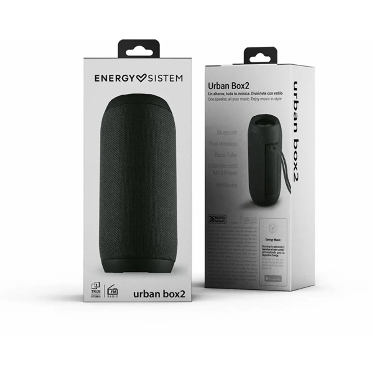 Energy Sistem EN 449323 Urban Box 2 Onyx Bluetooth hangszóró #5
