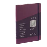 Fabriano Ecoqua Plus A5 80 lapos lila kockás notesz #1