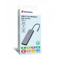 Verbatim 32153 USB-C Pro Multiport CMH-13 13in1 ezüst HUB #4