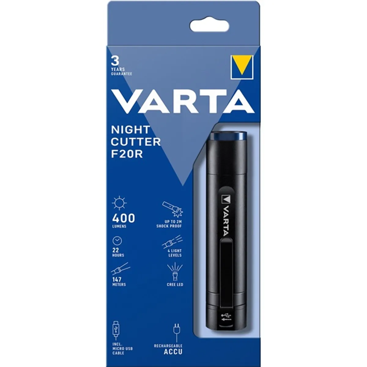 Varta 18900101111 Night Cutter F20R IPX4 elemlámpa #6