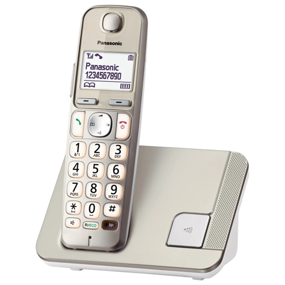 Panasonic KX-TGE210PDN DECT fehér vezetéknélküli telefon #1