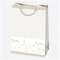 IRIS ajándéktasak, különböző mintákkal, arany/ezüst, 230x320x110 mm #4