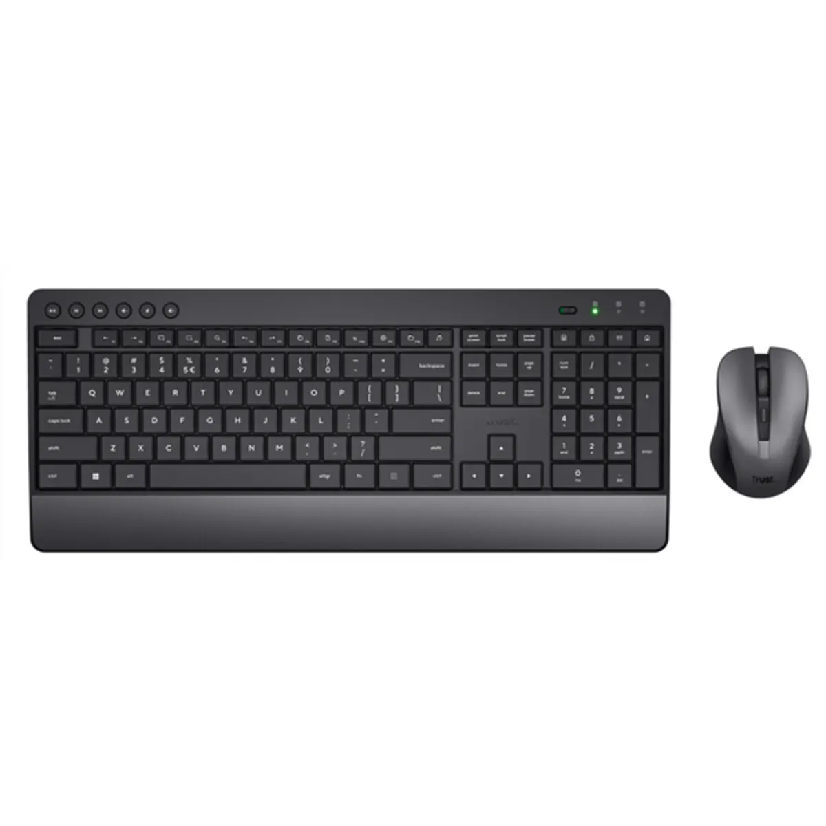 Trust Trezo Comfort HUN fekete vezeték nélküli billentyűzet + egér #4