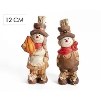 IRIS kerámia madárijesztő tökkel 12cm