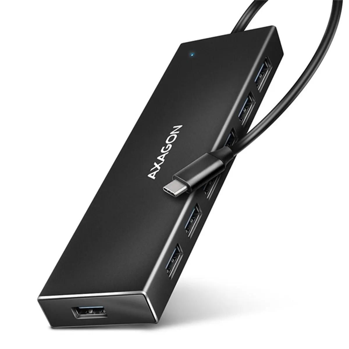 Axagon HUE-F7C SuperSpeed USB-C FLAT CHARGING hub #1