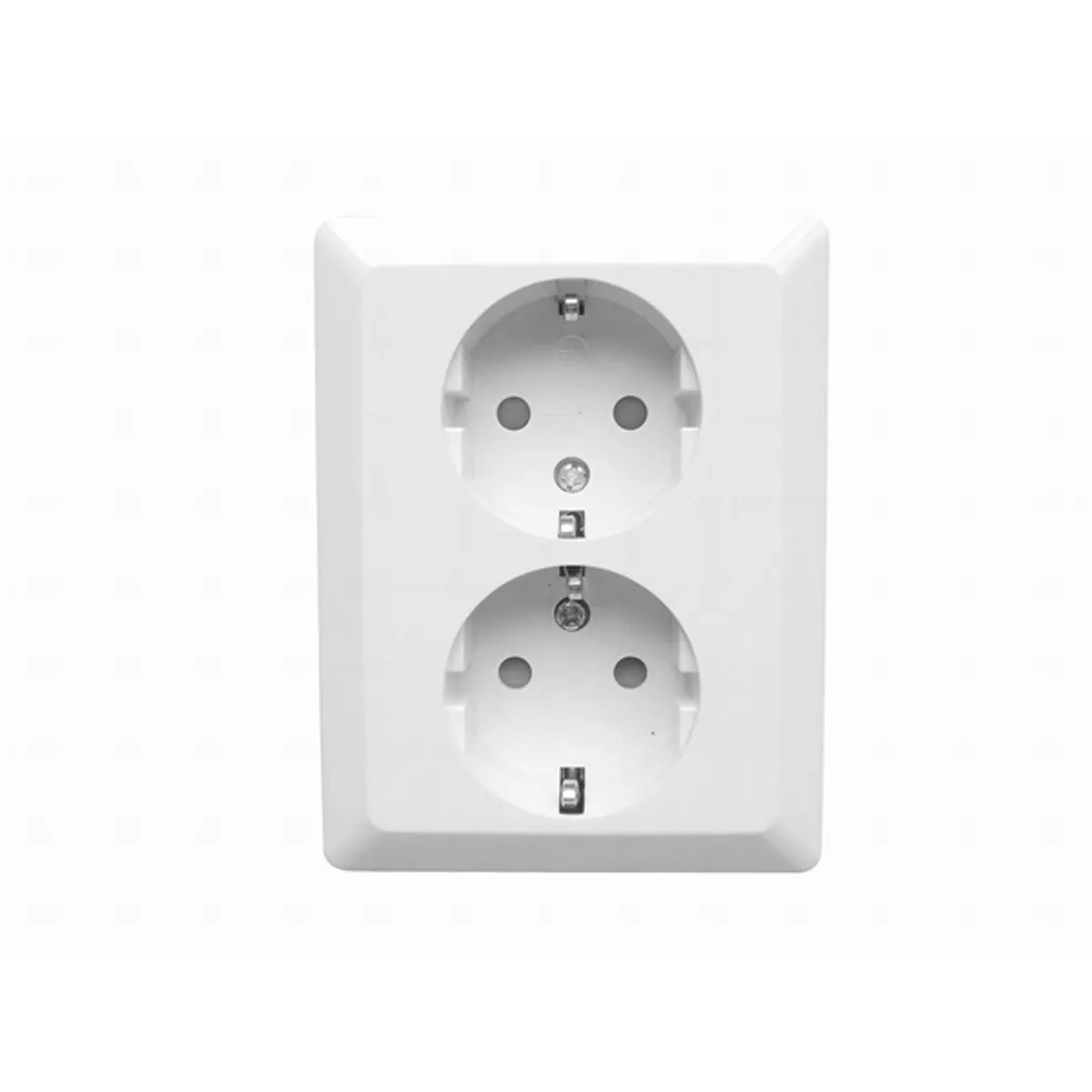 Anco 321044 Olympic 2-es fehér földelt dugalj #1