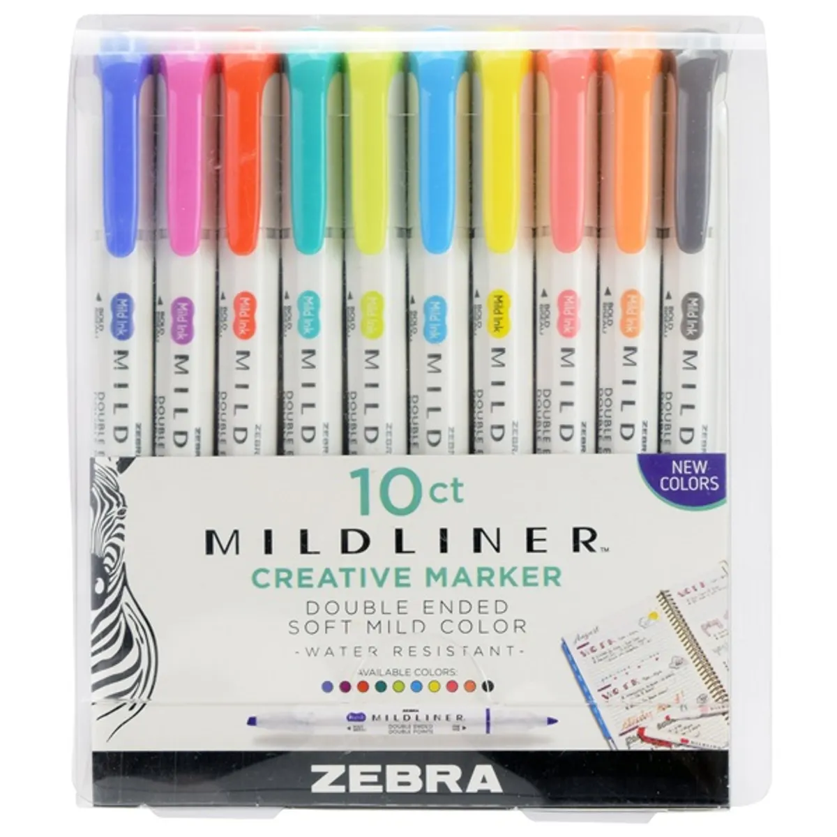 Zebra Mildliner 10db-os kettős végű szövegkiemelő készlet #1