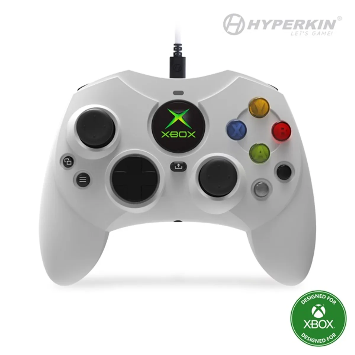 Hyperkin M01618-WH Duchess Xbox Series|One/Windows 11|10 Xbox liszenszelt vezetékes fehér kontroller #1