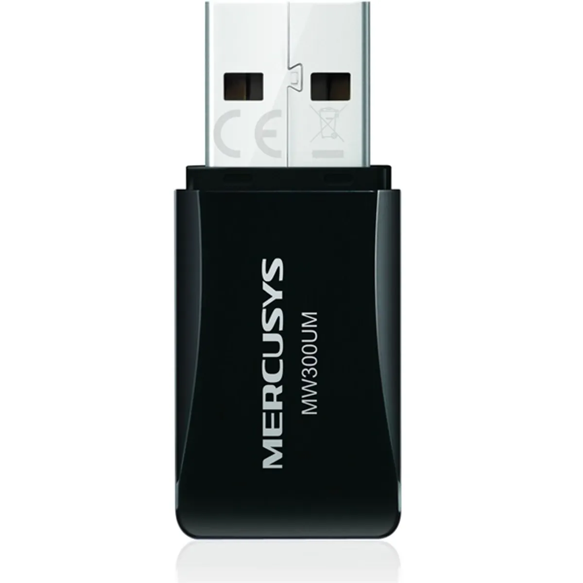 Mercusys MW300UM 300Mbps vezeték nélküli fekete USB adapter #1