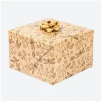 IRIS Karácsonyi tekercses KRAFT csomagolópapír,  200x70cm, különböző mintákkal, 60g/m2 #4