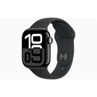 Apple Watch S10 GPS (42mm) kozmoszfekete alumínium tok, fekete sportszíj (M/L) okosóra #1