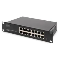 DIGITUS DN-80115 10" 16x GbE LAN port nem menedzselhető Switch