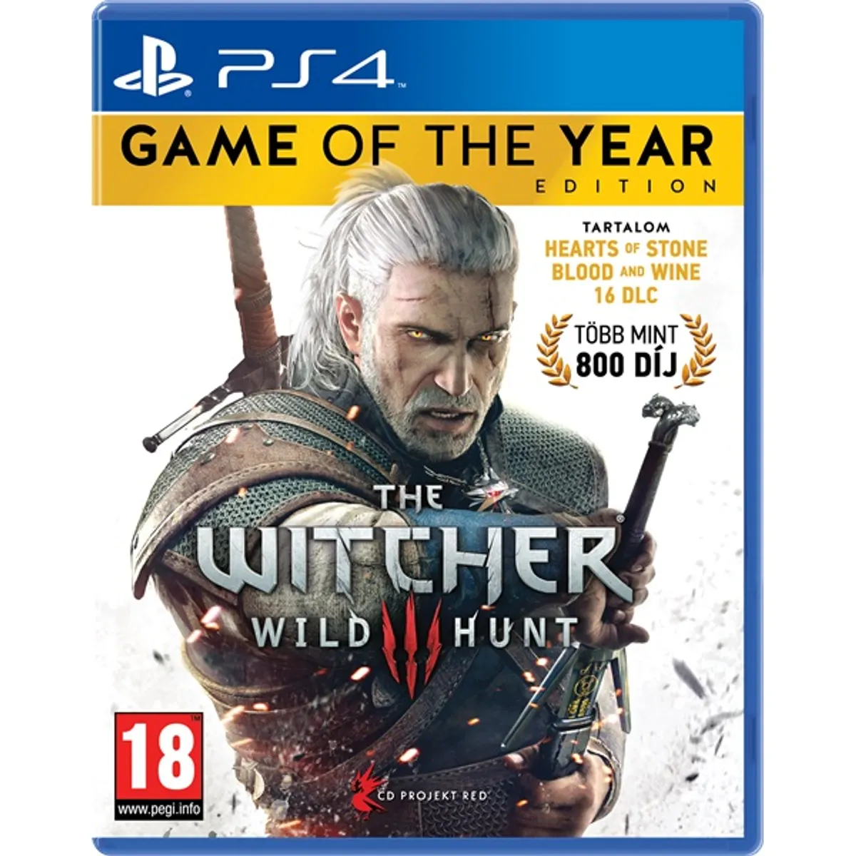 The Witcher 3: The Wild Hunt - Game Of The Year Edition PS4 játékszoftver #1