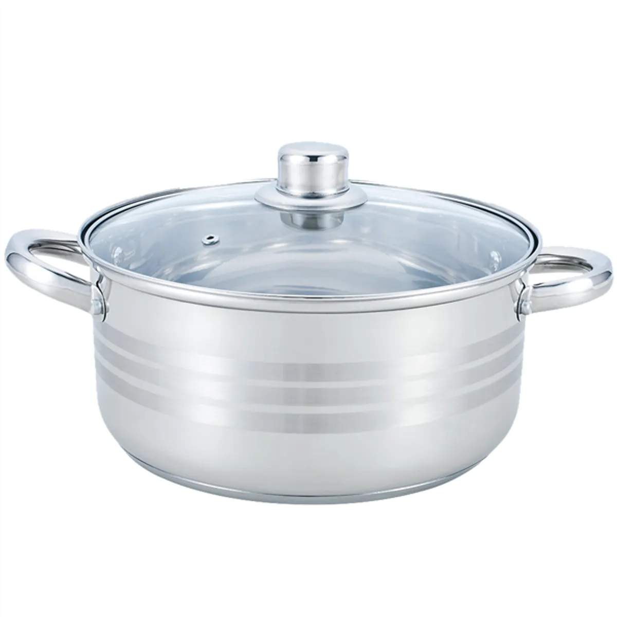 TOO KT-219 8,5 L-es fazék/lábas fedővel, 28cm-es konyhai rozsdamentes edény #1