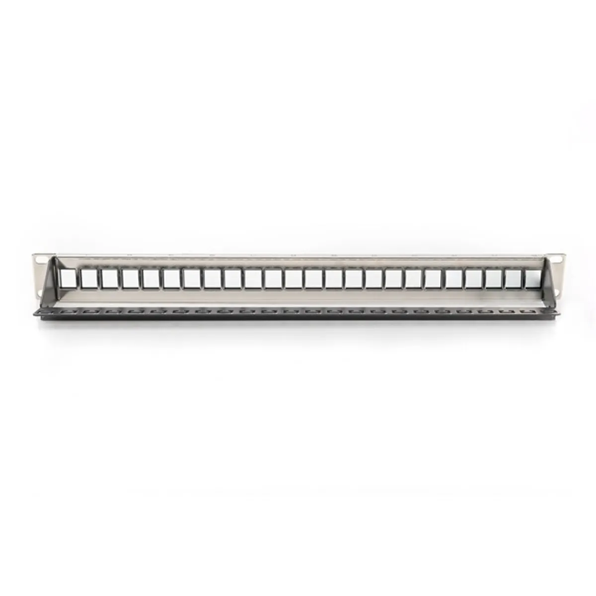 DIGITUS DN-91411-LF 19" 1U 24port moduláris fekete árnyékolt üres Patch Panel #3