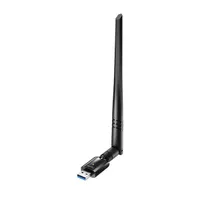 CUDY WU1400 kétsávos AC1300 WIFI High Gain USB 3.0 fekete (antennával) Adapter #1