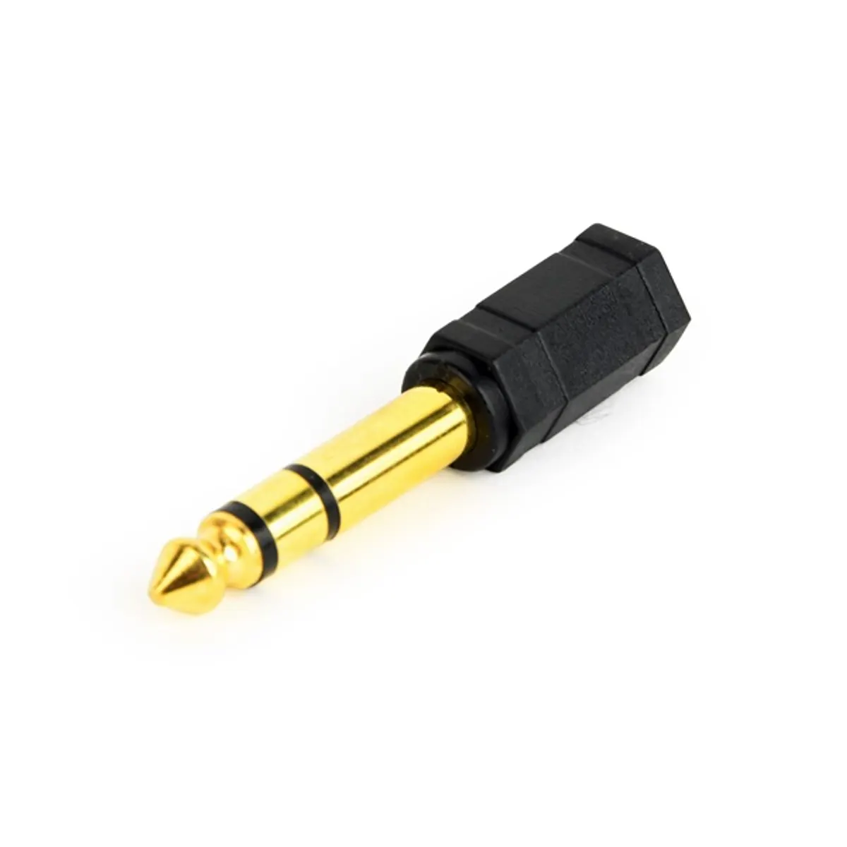 Gembird A-6.35M-3.5F Jack stereo 6,3mm -> Jack stereo 3,5mm M/F fekete adapter #2