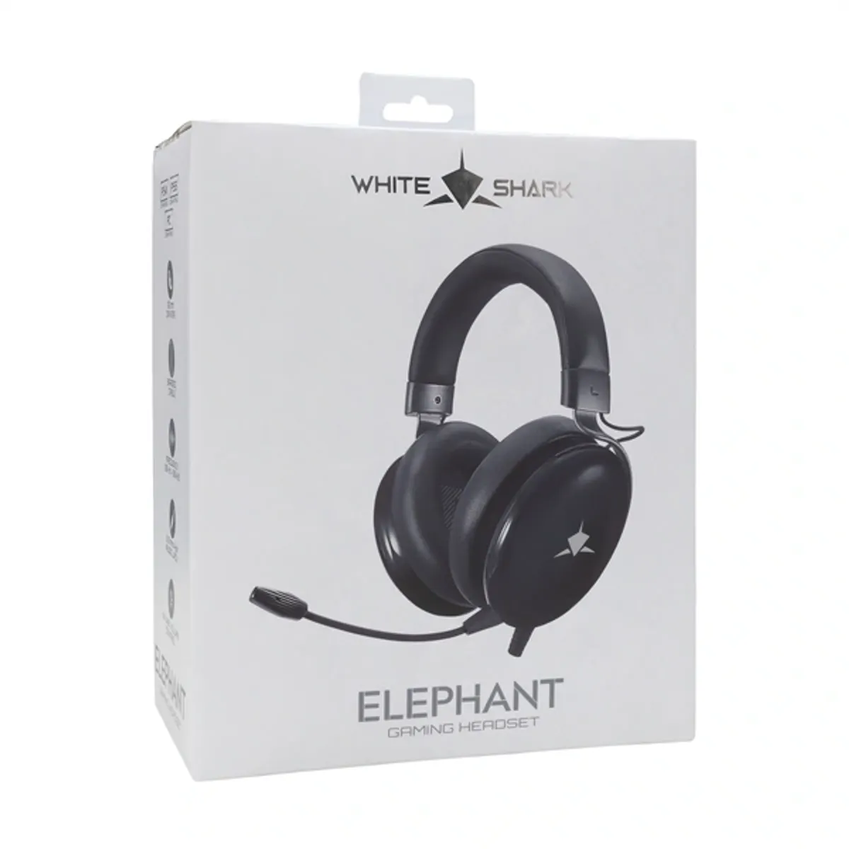 White Shark ELEPHANT vezetékes fekete gamer headset #5