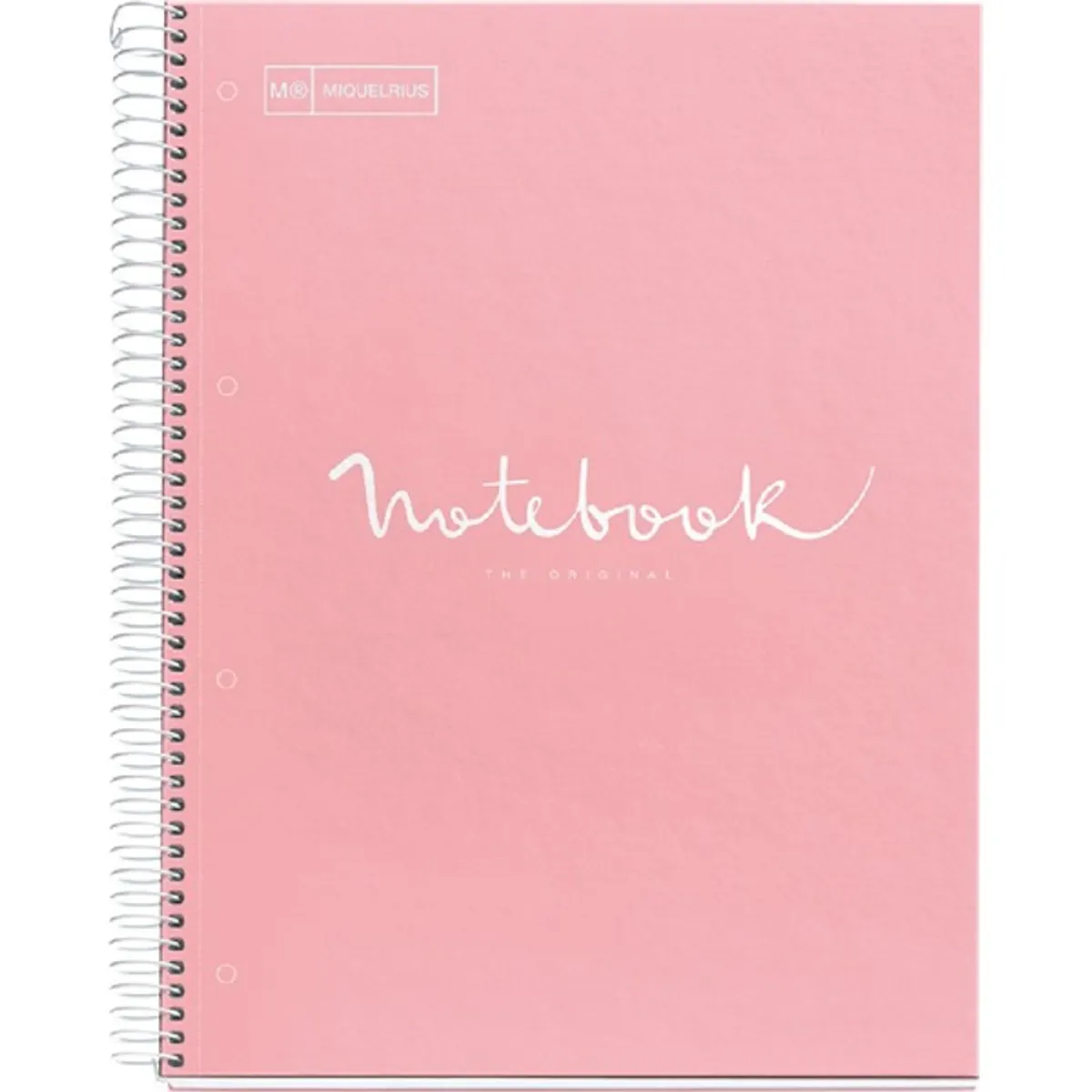 Miquelrius Emotions A4 PP 5x24 lapos pink kockás spirálfüzet #1