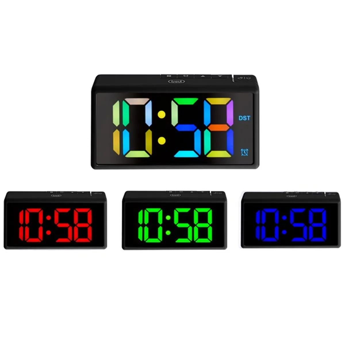 Trevi EC 886 Black digitális fekete ébresztőóra #3