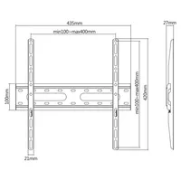 Sbox PLB-2544F-2 32" - 70" fix fali TV konzol #5