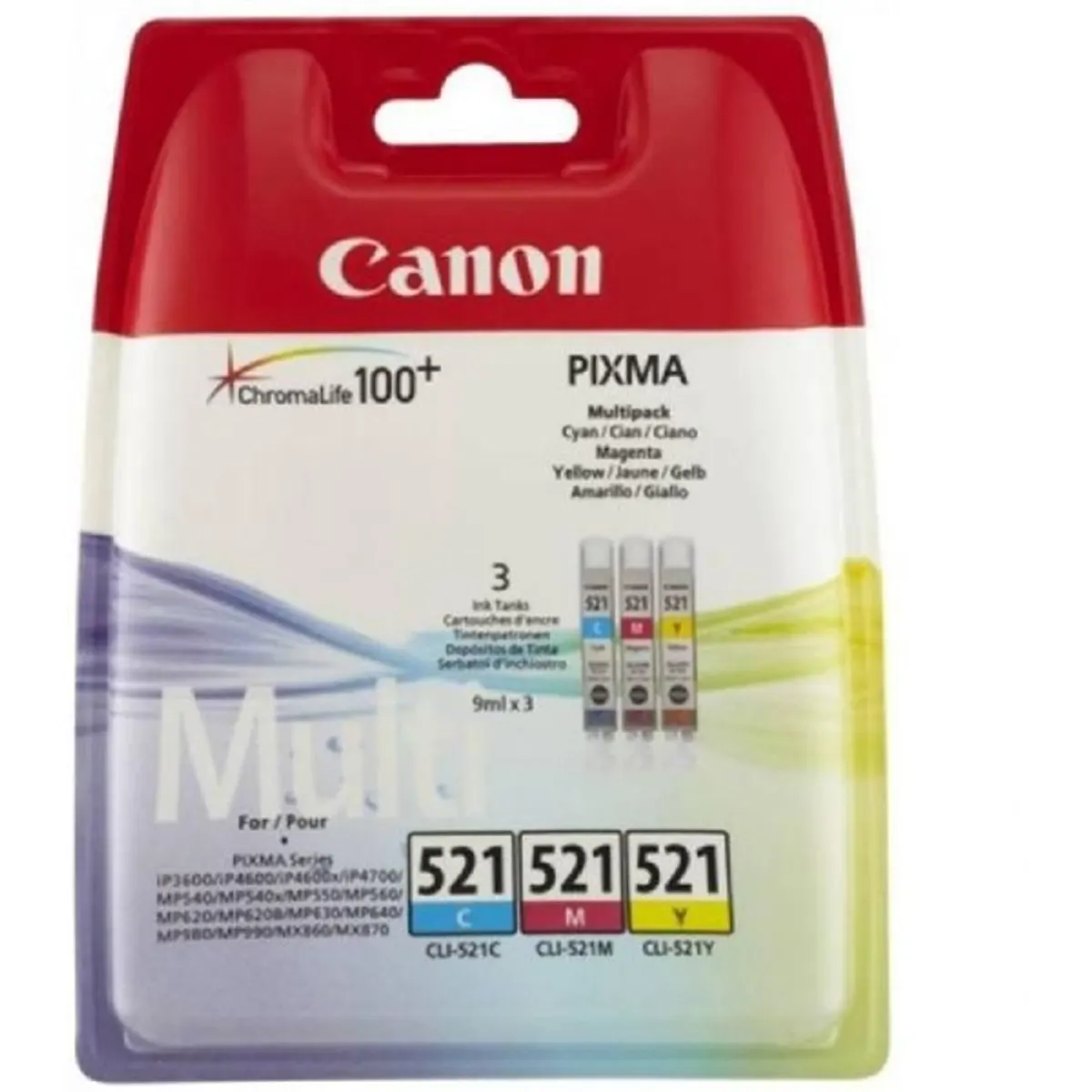 Canon patron CLI-521 Multipack 3 szín #1