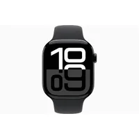 Apple Watch S10 GPS (46mm) kozmoszfekete alumínium tok, fekete sportszíj (M/L) okosóra #2