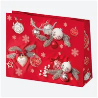 IRIS Karácsonyi ajándéktasak, 380x290x100 mm, különböző színekben és mintával #5