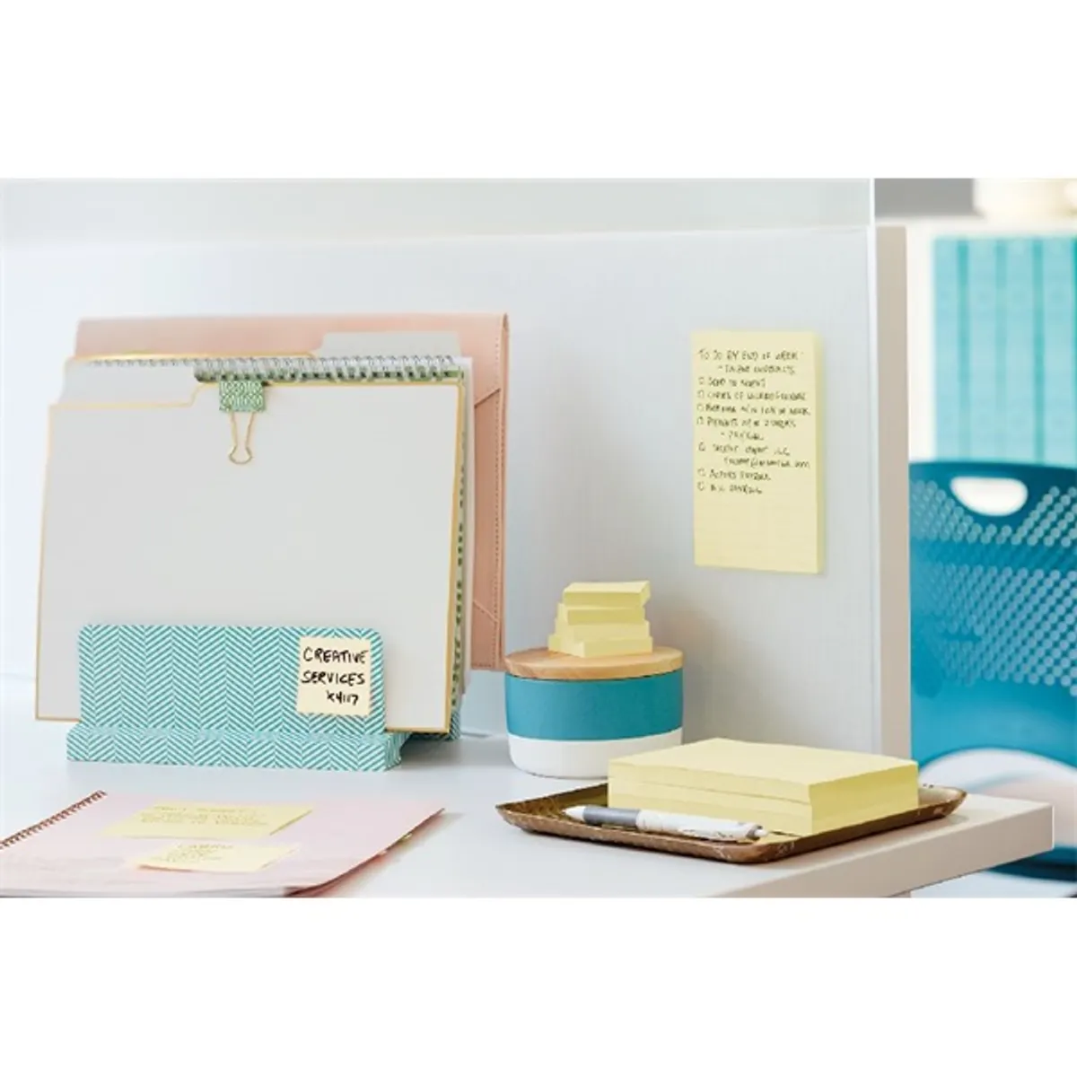 Post-it Super Sticky 622-SSCY 47,6x47,6mm 90lapos 8+4 tömb kanárisárga öntapadós jegyzettömb #4