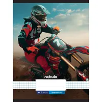 Nebulo Xtreme A4 87-32 tűzött kockás füzet #7